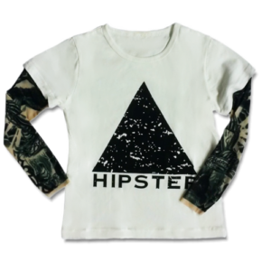 Παιδικό μπλουζάκι μανίκια tattoο Hipster